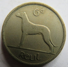 Load image into Gallery viewer, 1946 Ireland Eire Sixpence Coin
