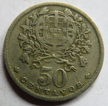 Load image into Gallery viewer, 1946 Portugal 50 Centavos Coin
