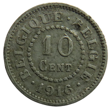 Load image into Gallery viewer, 1916 Belgium 10 Centimes Coin
