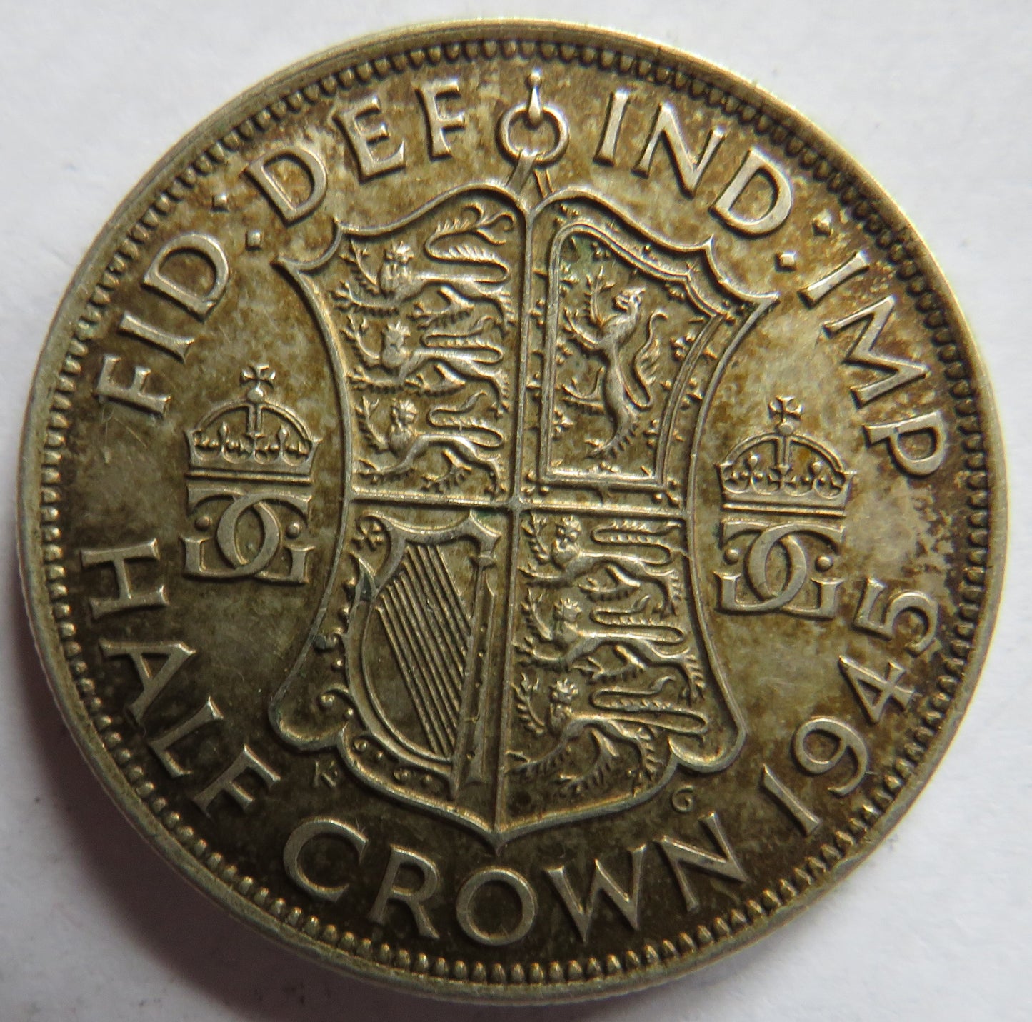 1945 King George VI Silver Halfcrown Coin In Higher Grade - Great Britain