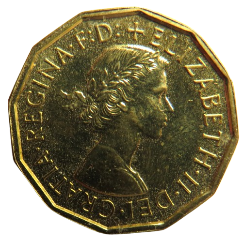 1970 Queen Elizabeth II Proof Threepence Coin - Great Britain