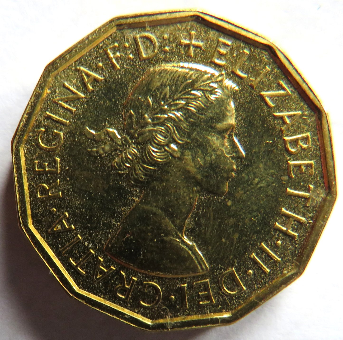 1970 Queen Elizabeth II Proof Threepence Coin - Great Britain