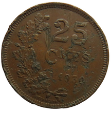 Load image into Gallery viewer, 1930 Luxembourg 25 Centimes Coin
