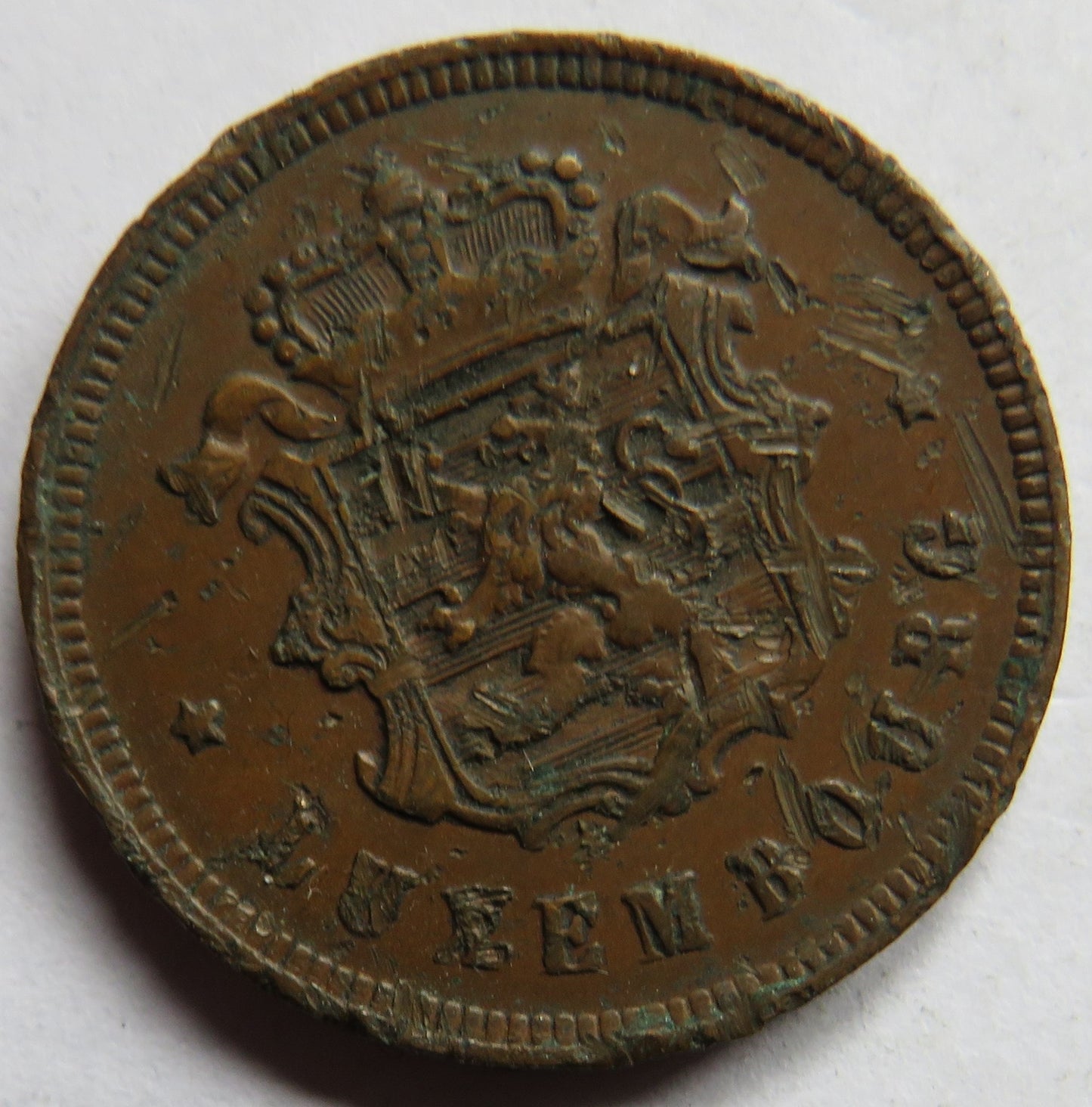 1930 Luxembourg 25 Centimes Coin