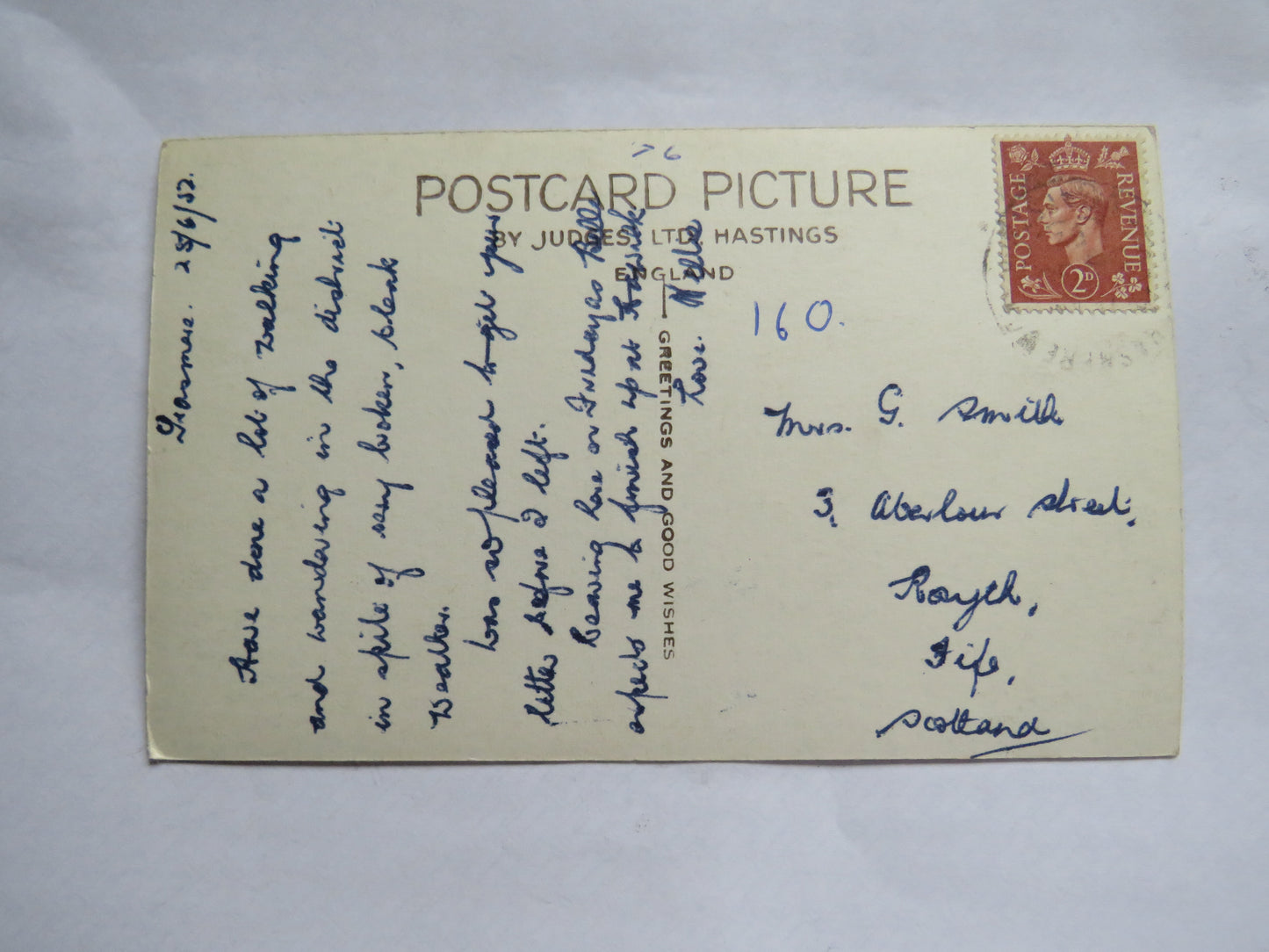 Vintage Postcard of Dove Cottage Wordsworth's House Grasmere