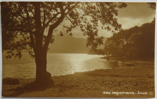 Vintage Postcard of Derwentwater 1952