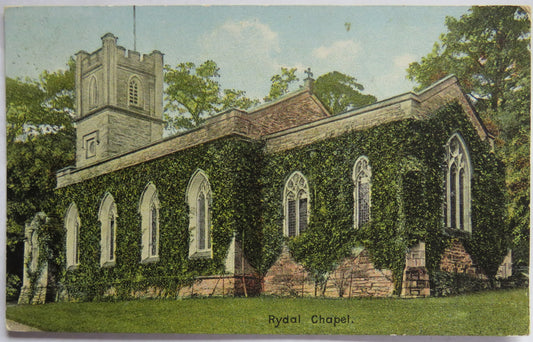 Vintage Postcard of Rydal Chapel 1911