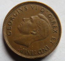 Load image into Gallery viewer, 1942 King George VI Canada One Cent Coin
