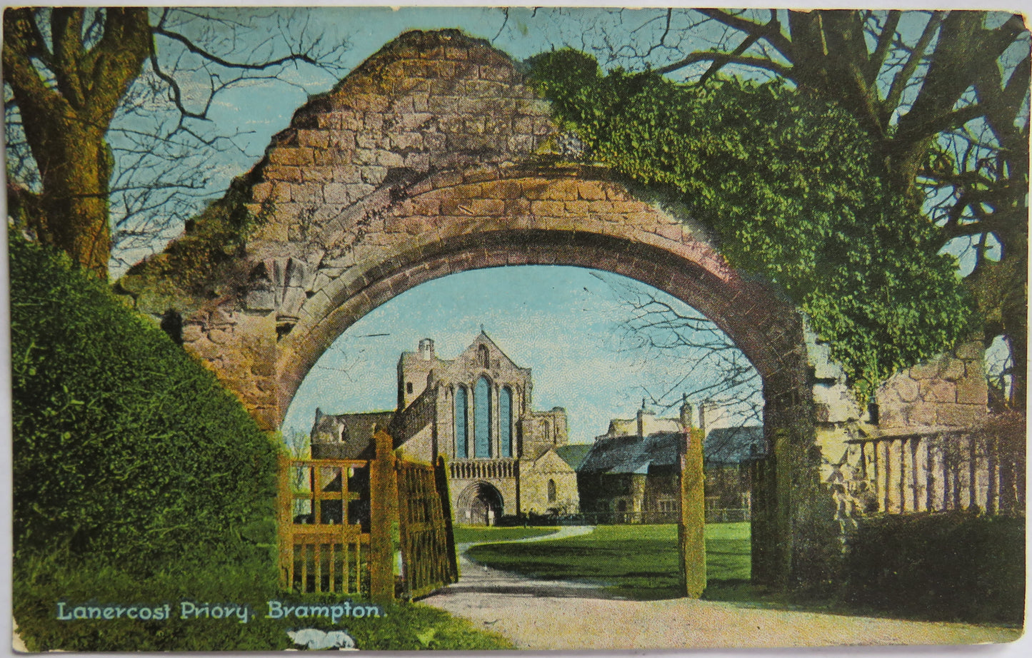 Vintage Postcard of Lanecroft Priory, Brampton