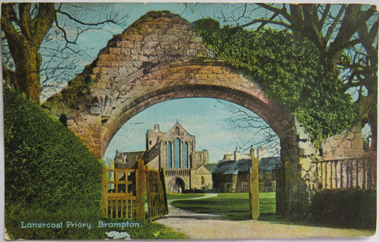 Vintage Postcard of Lanecroft Priory, Brampton