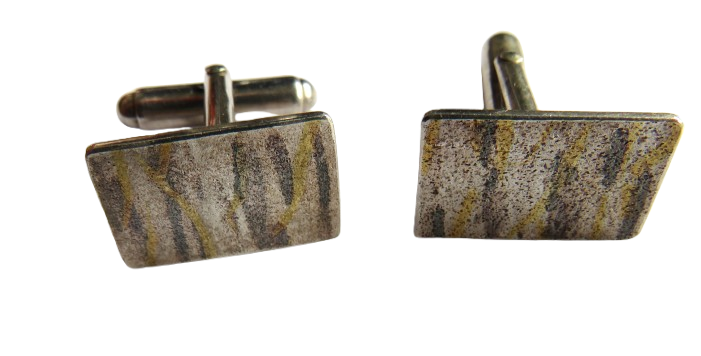 Stylish Pair of Men's Sterling Silver Cufflinks Fully Hallmarked