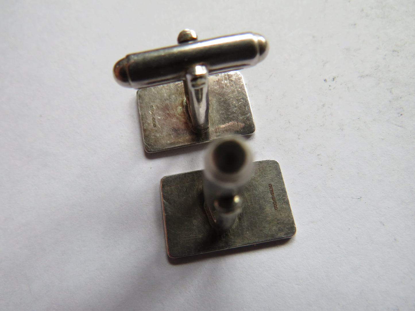 Stylish Pair of Men's Sterling Silver Cufflinks Fully Hallmarked