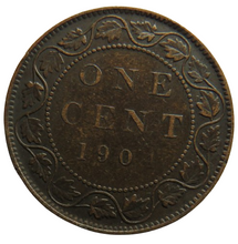 Load image into Gallery viewer, 1904 King Edward VII Canada One Cent Coin
