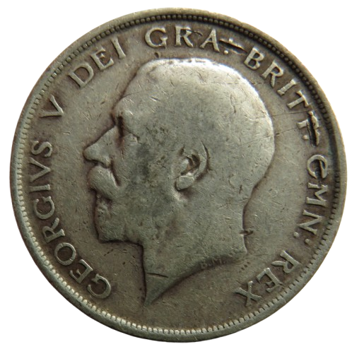 1912 King George V Silver Halfcrown Coin - Great Britain