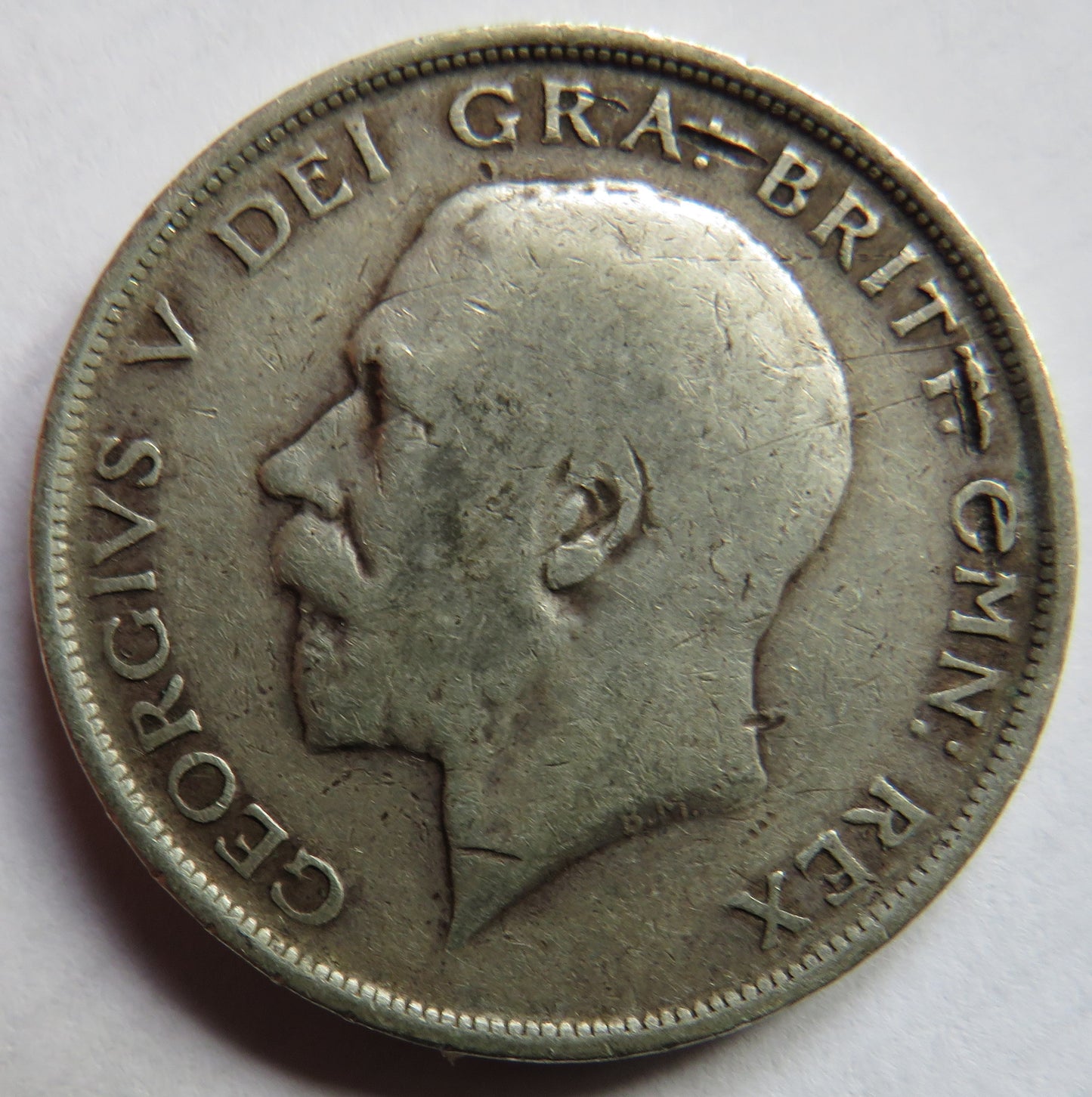 1912 King George V Silver Halfcrown Coin - Great Britain