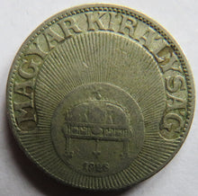 Load image into Gallery viewer, 1926 Hungary 20 Filler Coin
