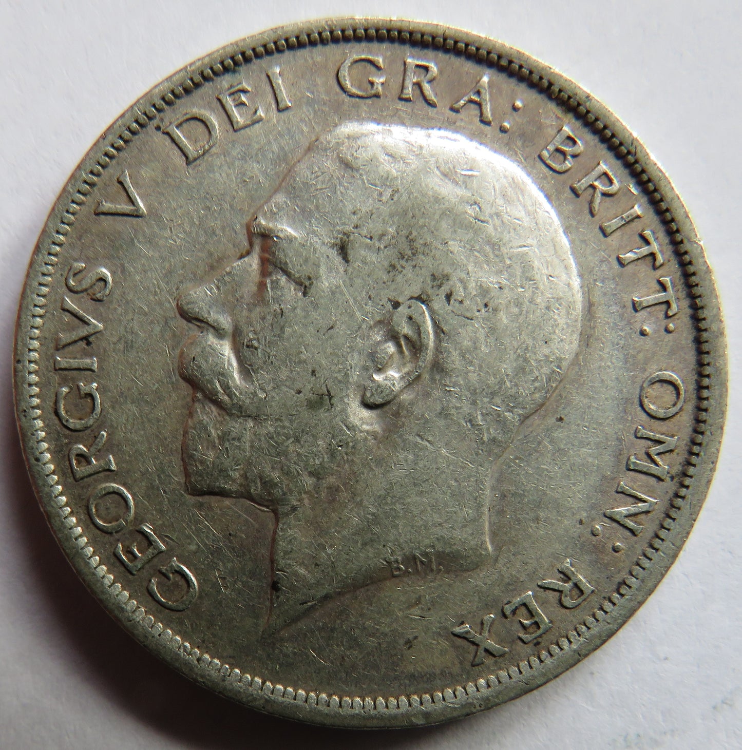 1916 King George V Silver Halfcrown Coin - Great Britain