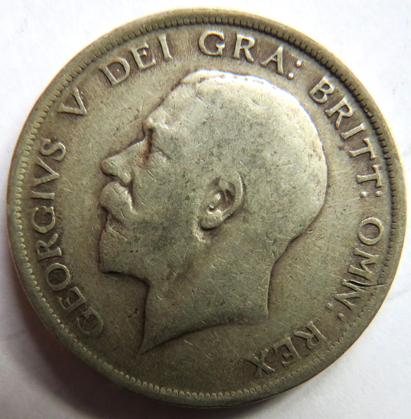 1918 King George V Silver Halfcrown Coin - Great Britain