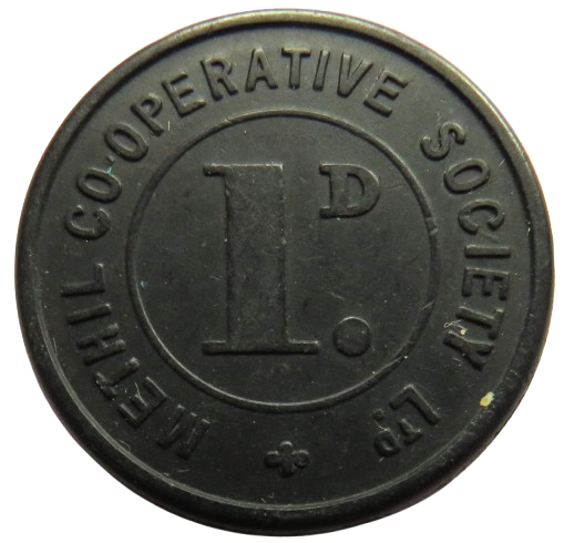 Methil Cooperative Society 1d Token
