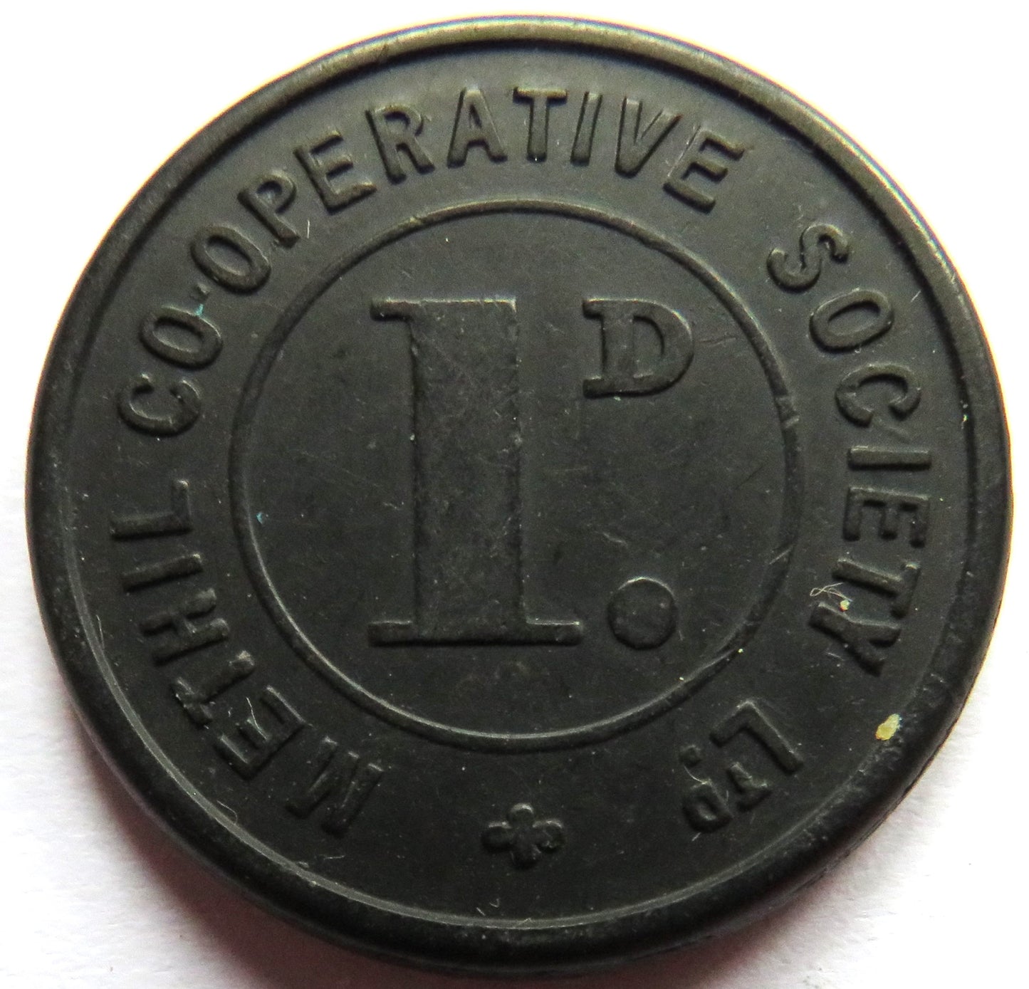 Methil Cooperative Society 1d Token