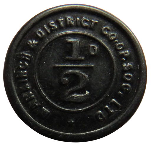 Markinch & District Cooperative Society 1/2 d Token