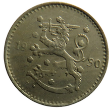 Load image into Gallery viewer, 1930 Finland One Markka Coin
