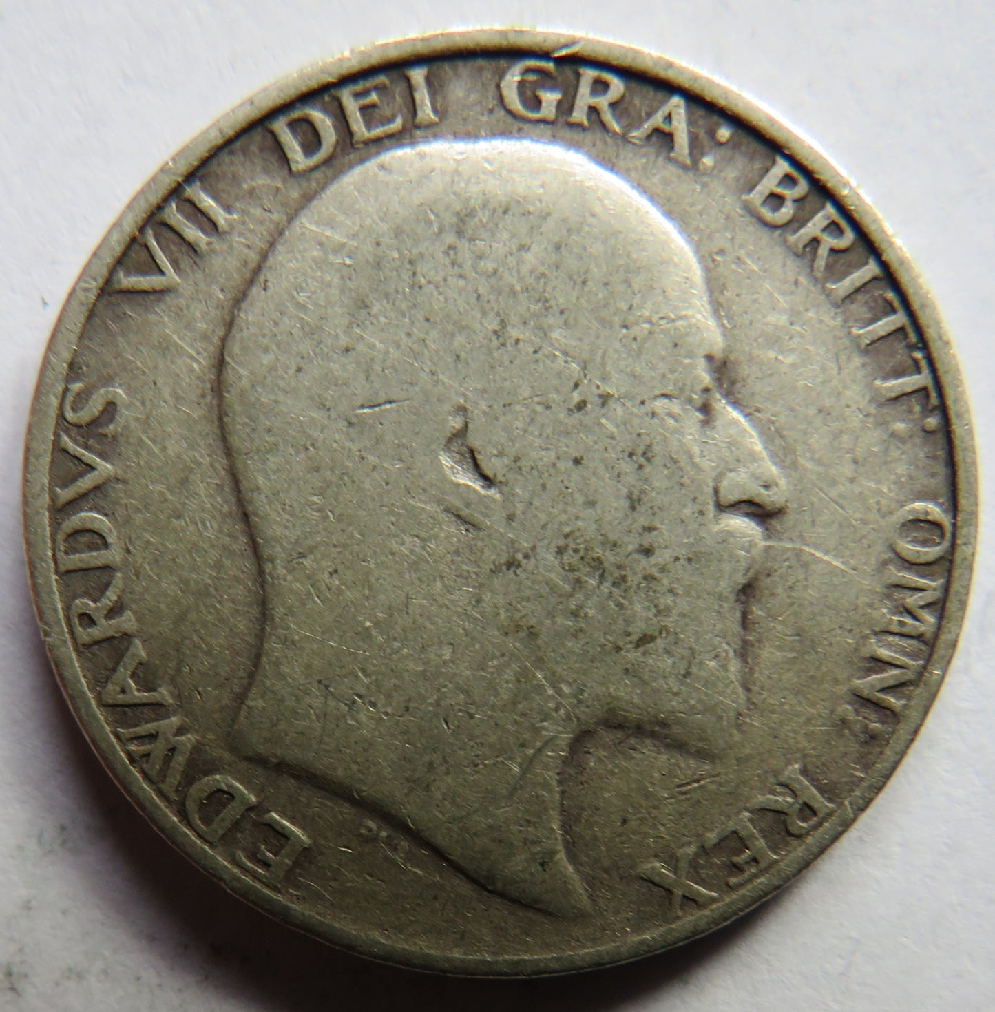 1902 King Edward VII Silver Shilling Coin - Great Britain