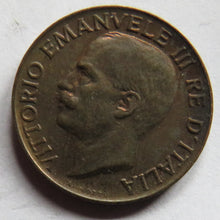 Load image into Gallery viewer, 1927 Italy 5 Centesimi Coin
