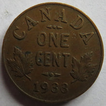 Load image into Gallery viewer, 1933 King George V Canada One Cent Coin
