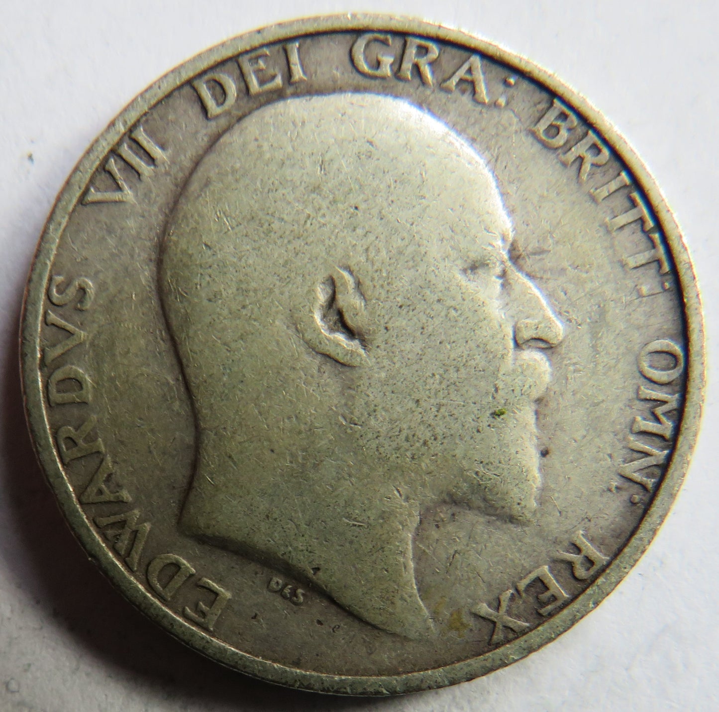 1906 King Edward VII Silver Shilling Coin - Great Britain