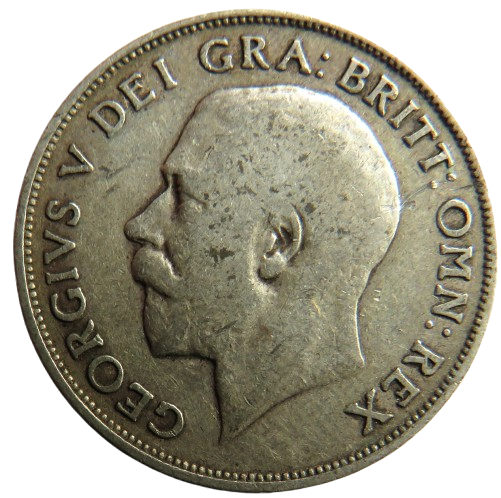 1911 King George V Silver Shilling Coin - Great Britain