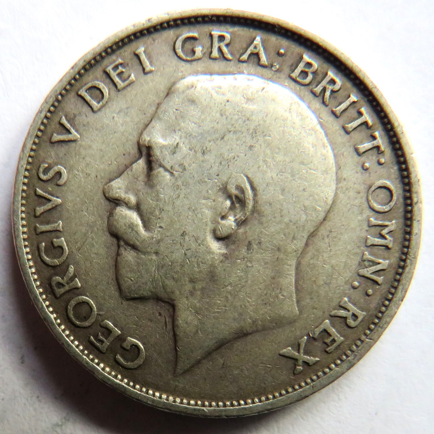 1911 King George V Silver Shilling Coin - Great Britain