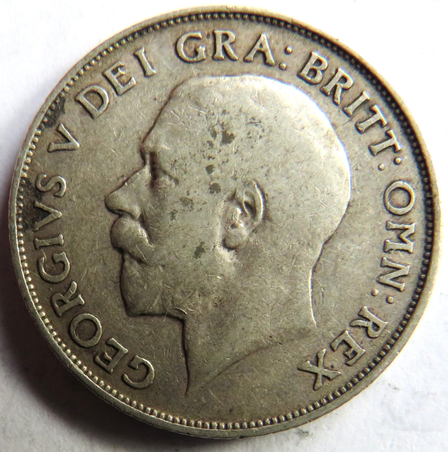 1911 King George V Silver Shilling Coin - Great Britain