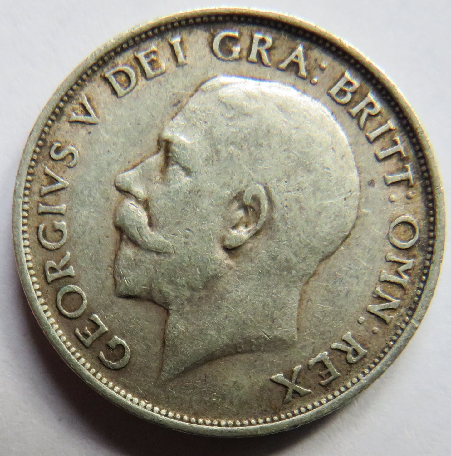 1912 King George V Silver Shilling Coin - Great Britain