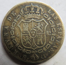 Load image into Gallery viewer, 1848 Spain Silver 4 Reals Coin
