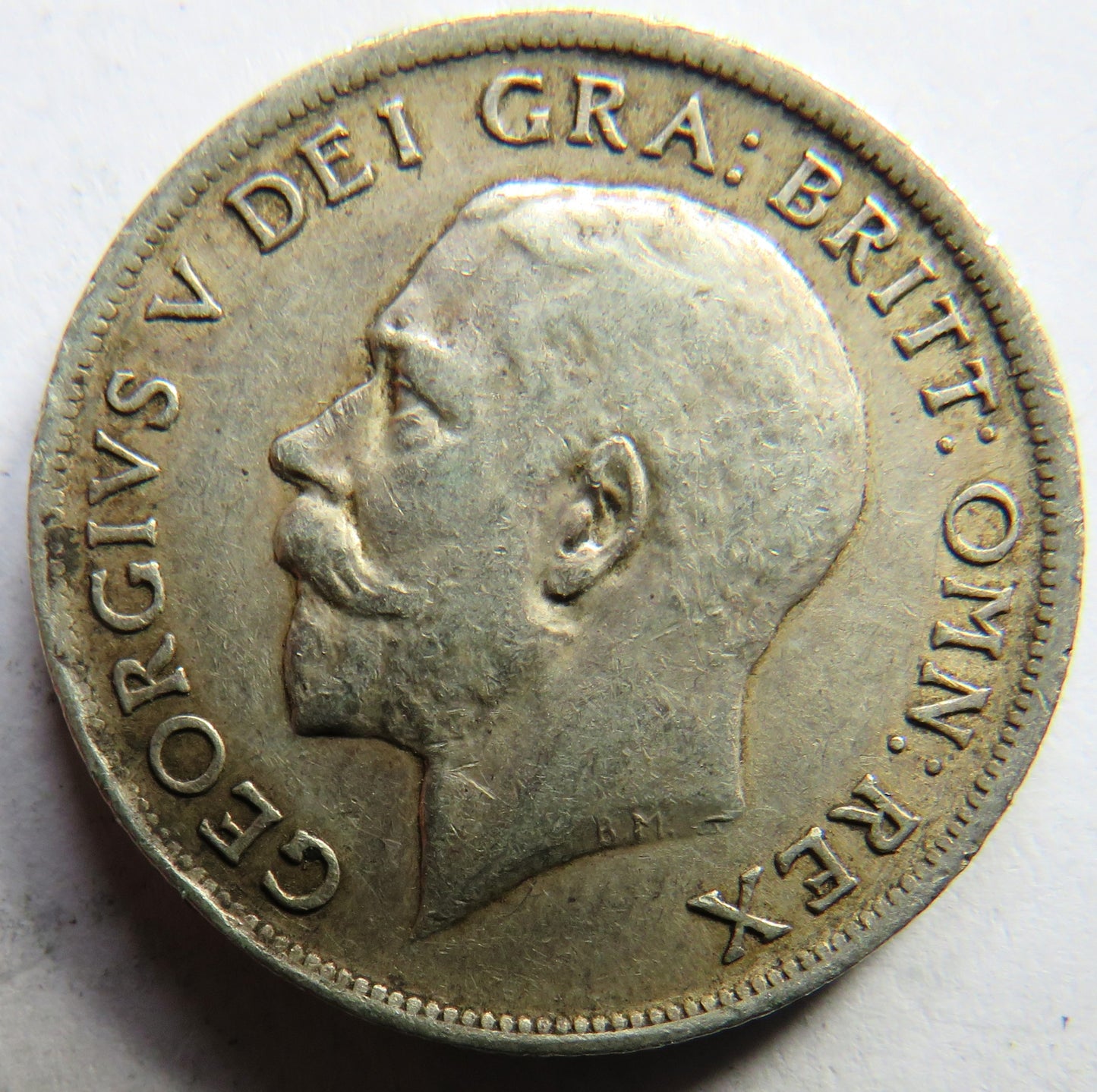 1916 King George V Silver Shilling Coin - Great Britain