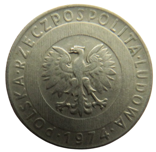 1974 Poland 20 Zlotys Coin