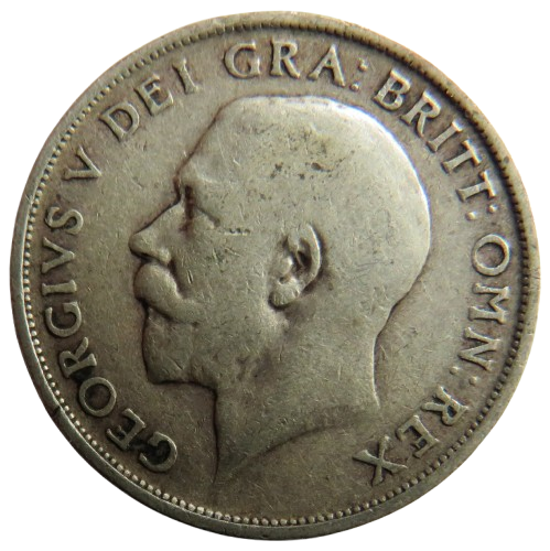 1916 King George V Silver Shilling Coin - Great Britain