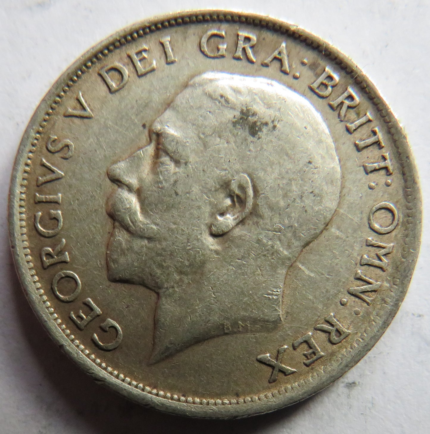 1917 King George V Silver Shilling Coin - Great Britain