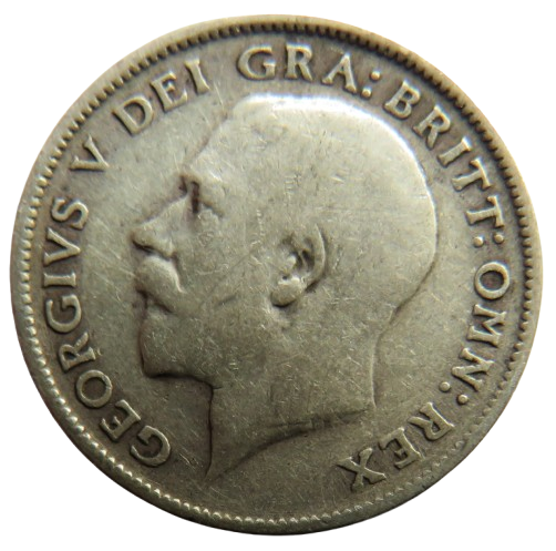 1911 King George V Silver Sixpence Coin - Great Britain