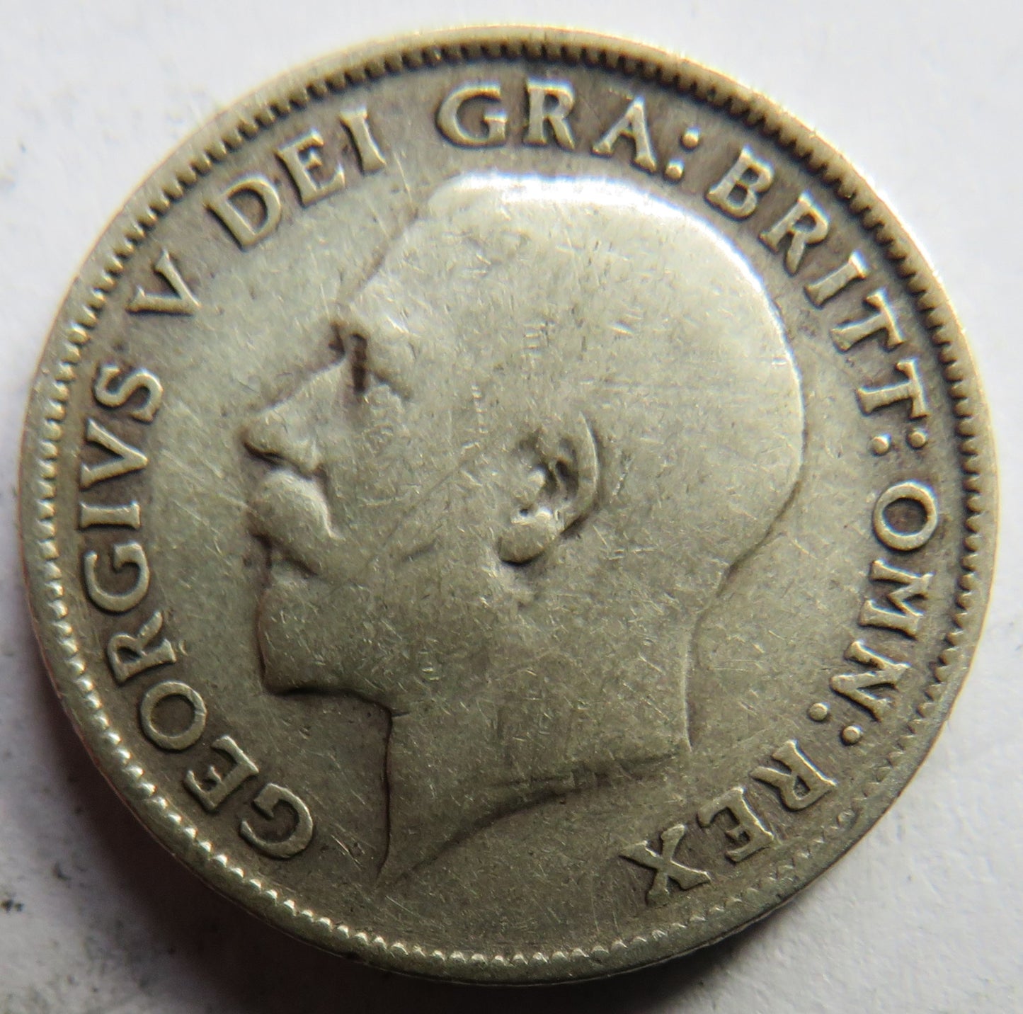 1911 King George V Silver Sixpence Coin - Great Britain