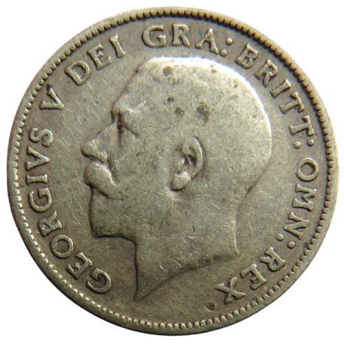 1915 King George V Silver Sixpence Coin - Great Britain