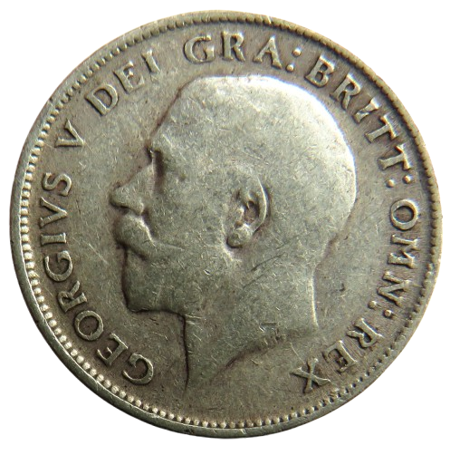 1918 King George V Silver Sixpence Coin - Great Britain