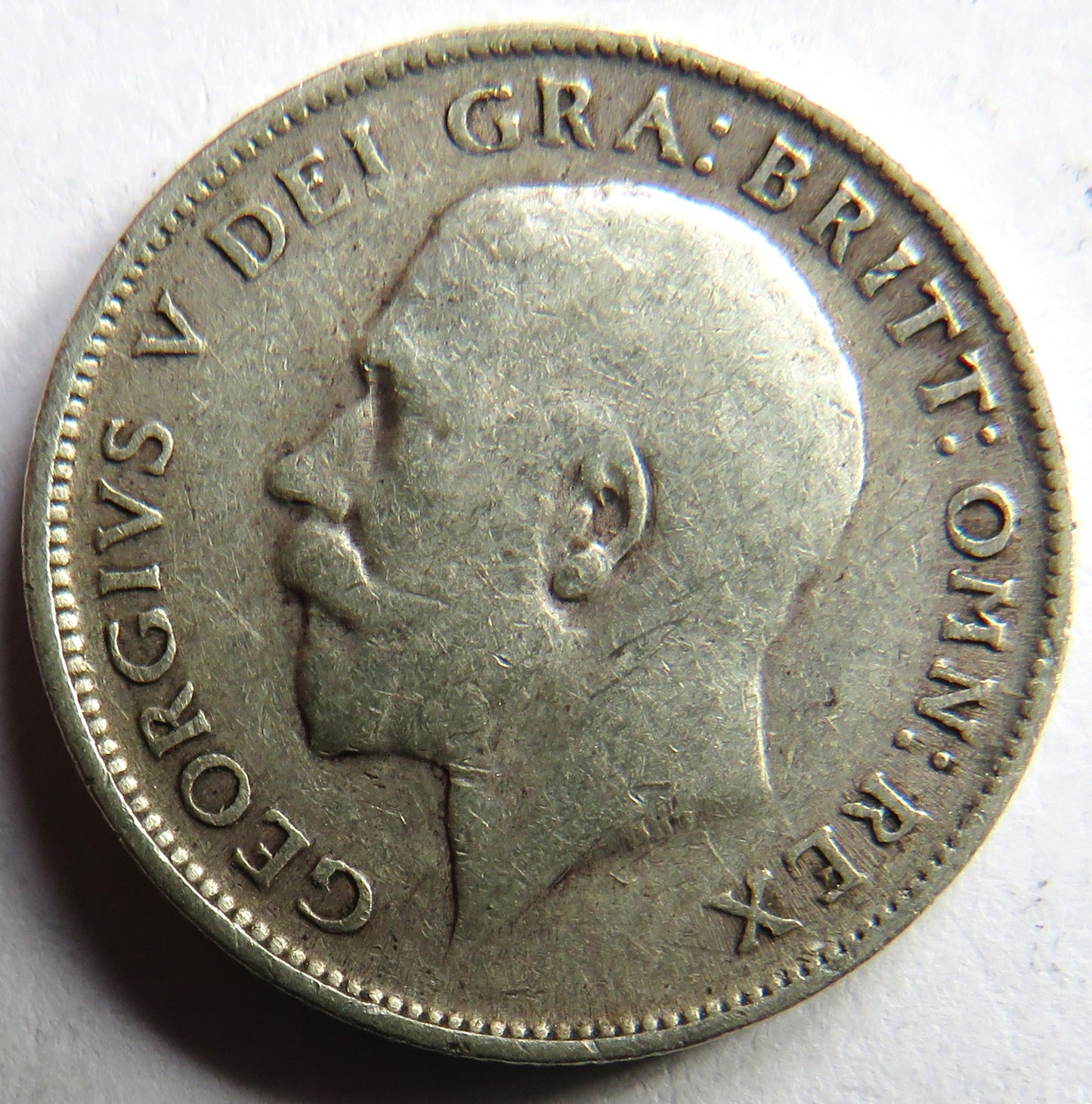 1918 King George V Silver Sixpence Coin - Great Britain