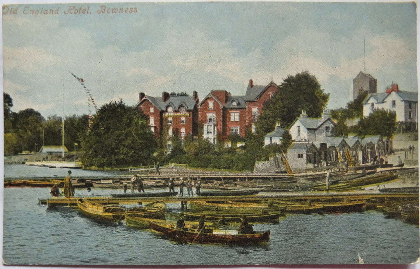 Vintage Postcard of The Old England Hotel, Bowness