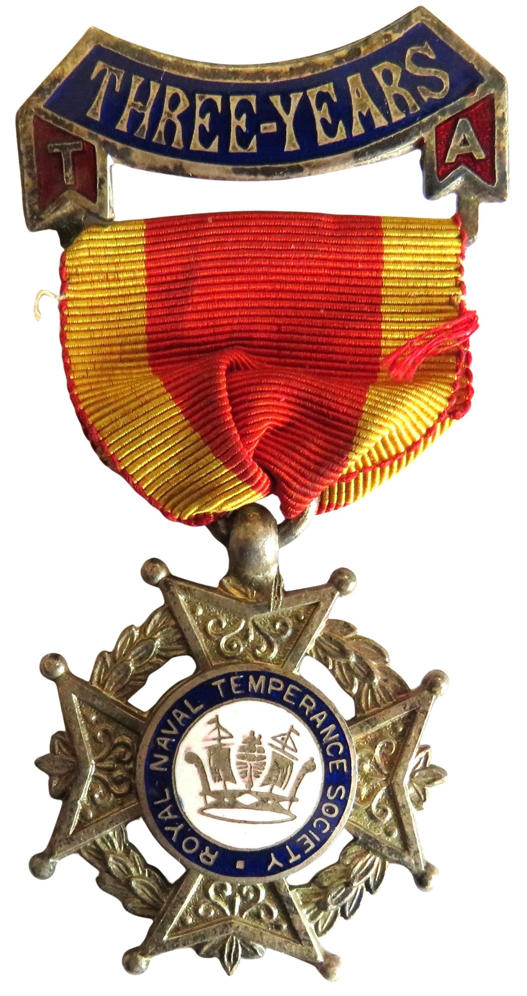 Royal Navy Temperance Society Medal Three Years