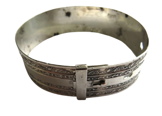 Vintage Sterling Silver Adjustable Bracelet