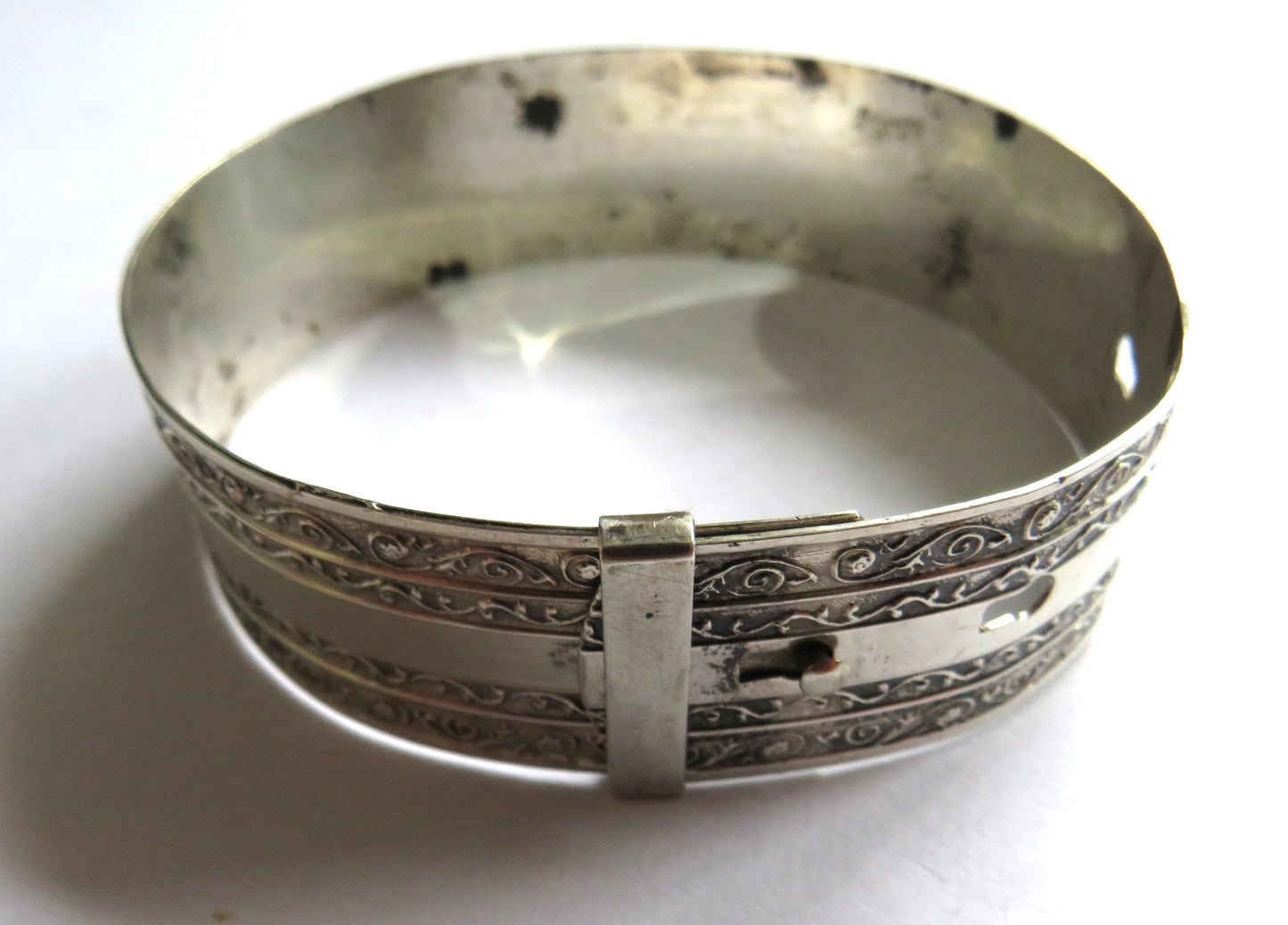 Vintage Sterling Silver Adjustable Bracelet