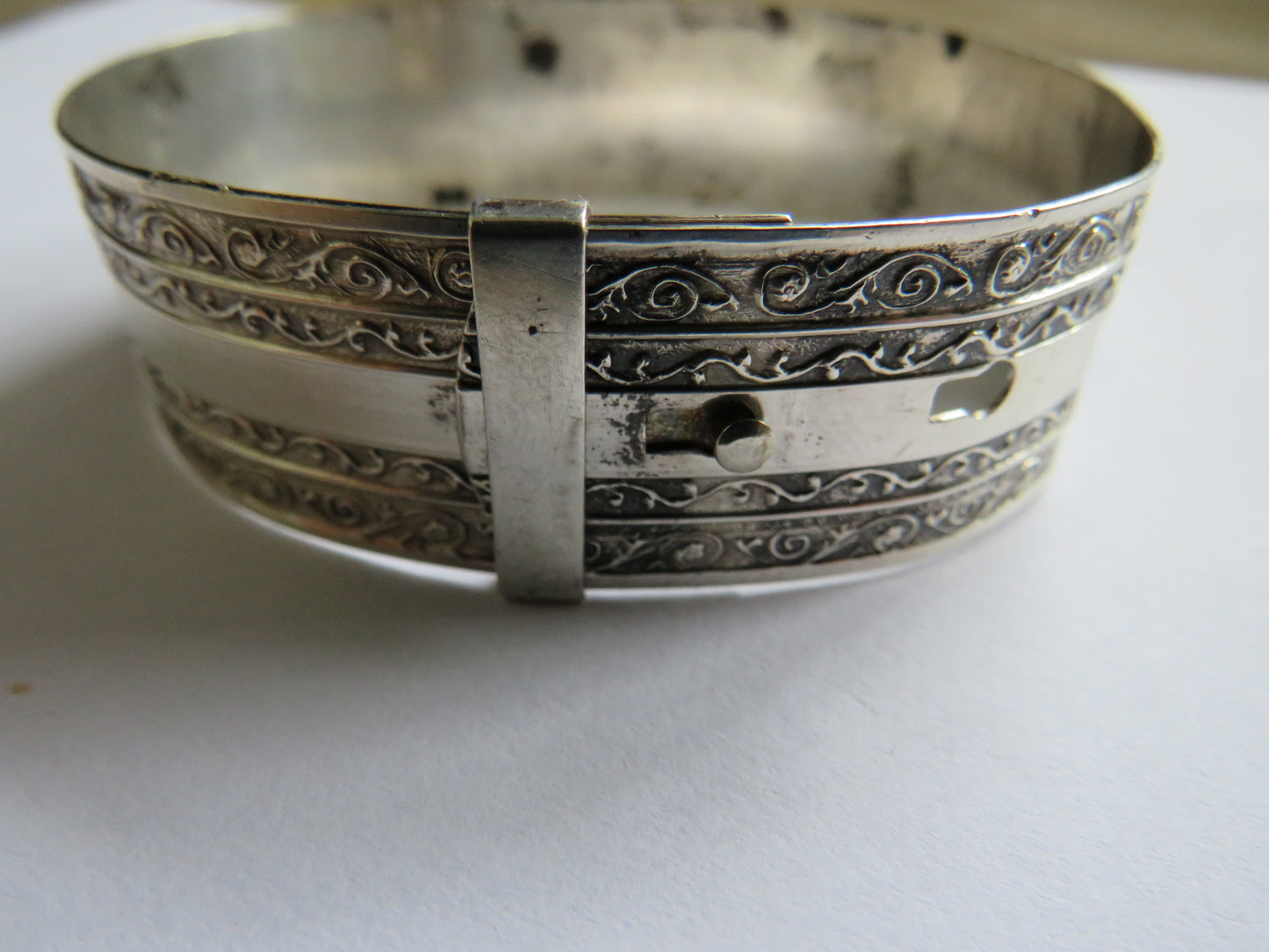 Vintage Sterling Silver Adjustable Bracelet