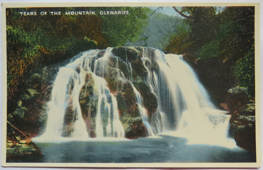 Vintage Postcard of Tears of the Mountain, Glenariff